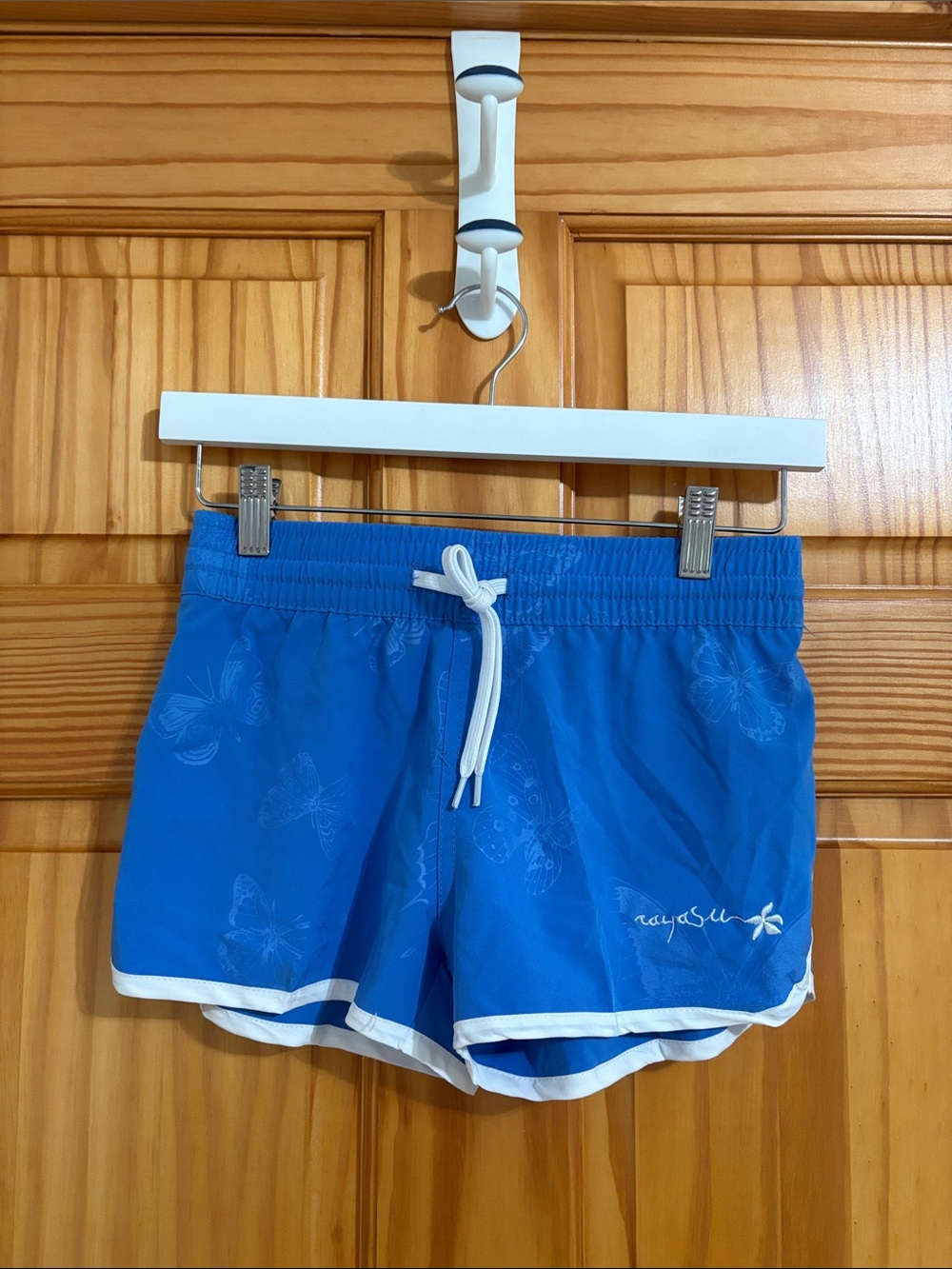 Raya Sun Girls Size 14 Blue Swim Athletic Shorts New With Tags
